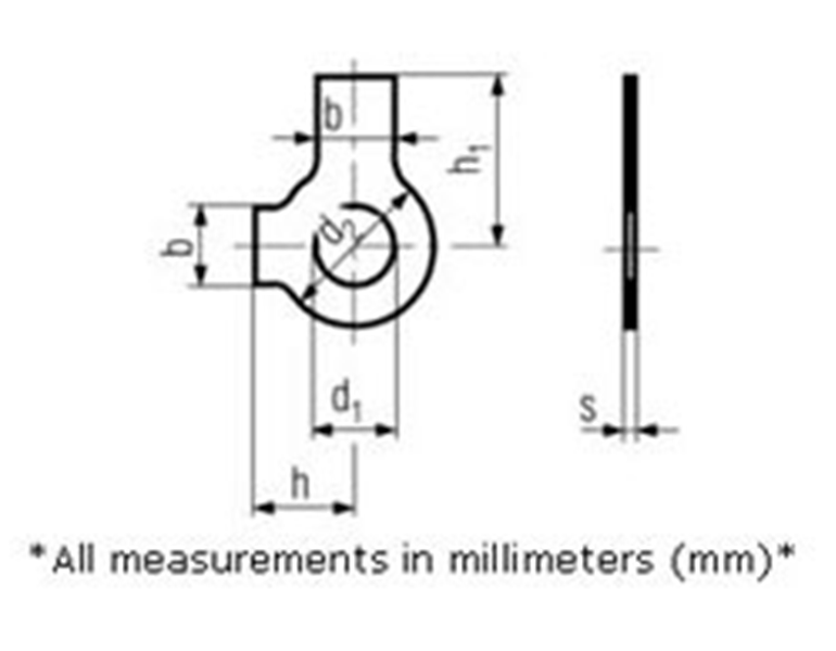 Tab Washers With Two One